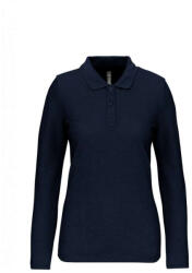 Designed To Work WK277 Női hosszú ujjú galléros piké póló Designed To Work, Navy-2XL (wk277nv-2xl)