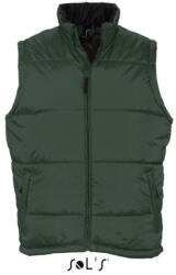 SOL'S Uniszex WARM steppelt mellény poliészter béléssel, SOL'S SO44002, Forest Green-3XL (so44002fo-3xl)