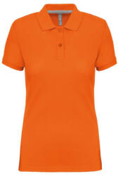 Designed To Work WK275 Női galléros póló rövid ujjakkal, oldalsó slicceléssel Designed To Work, Orange-3XL (wk275or-3xl)