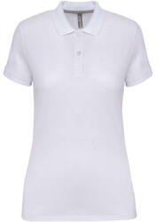 Designed To Work WK275 Női galléros póló rövid ujjakkal, oldalsó slicceléssel Designed To Work, White-2XL (wk275wh-2xl)