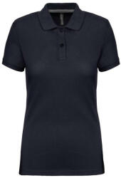 Designed To Work WK275 Női galléros póló rövid ujjakkal, oldalsó slicceléssel Designed To Work, Navy-XL (wk275nv-xl)