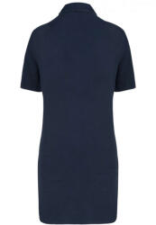 Designed To Work WK209 Női rövid ujjú hosszított piké póló Designed To Work, Navy/Oxford Grey-XS (wk209nv-oxg-xs)