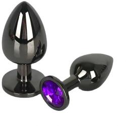 Guilty Toys Butt Plug Dark Anal Plug Large, Metal, Purple