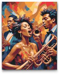  Festés számok szerint - Jazz énekesek Méret: 30x40cm, Keretezés: Keret nélkül (csak a vászon)