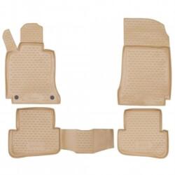 ALM Covorase presuri cauciuc tip tavita Bej Mercedes Clasa C W204 2007-2014 (ALM 121121-18)