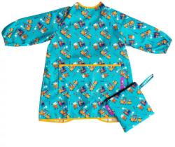 TIDY TOT Baveta lunga cu buzunar - Trenulete (LLBTRNS) - kidostore Bavata