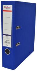 Optima Biblioraft A4, plastifiat PP paper, margine metalica, 75 mm, Optima Classic - albastru (OP-50047502)