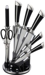 Zilan Set profesional 9 cutite ZILAN ZLN1634 - otel inoxidabil 3CR13, suport 360°, masina spalat vase (ZLN1634)