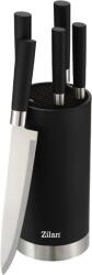Zilan Set cutite profesionale 6 piese RETRO Zilan ZLN1609, cu suport - otel inoxidabil 3CR13, compatibil masina spalat vase (ZLN1609)