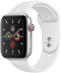 Apple Watch Szilikon Szíj - Fehér, 42/44/45/49 mm, M/L