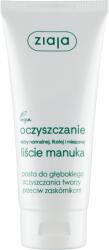 Ziaja Cleansing, frunze de manuka, pastă pentru curățarea profundă a feței împotriva punctelor negre, 75 ml