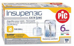 Pic Solution Insupen, ace pentru stilou cu insulină, 31G (0, 25 mm) x 6 mm, 100 bucăți