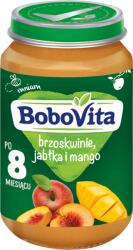 BoboVita Dessert, piersici, mere, mango, după 8 luni, 190 g