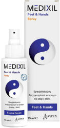 Medixil Feet & Hands, spray antiperspirant pentru picioare și mâini, 75 ml
