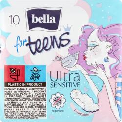 Bella for Teens, prosoape sanitare cu aripi, Ultra Sensibile, 10 buc