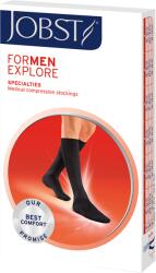 Jobst For Men Explore, șosete de compresie până la genunchi, CCL2, vârf închis, mărimea 3, negru