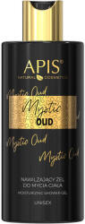 APIS NATURAL COSMETICS Mystic Oud, gel de duș hidratant pentru corp, 300 ml