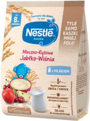 Nestle Porridge cu lapte și orez, mere și cireșe, fără gluten, după 8 luni, 230 g