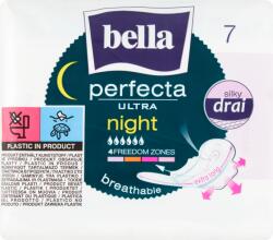 Bella Perfecta Ultra, prosoape sanitare cu aripi, extra lungi, Night, 7 buc