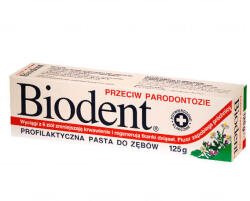 Biodent , pastă de dinți împotriva parodontitei, 125 g