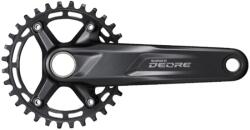 SHIMANO Deore FC-M5100 Hajtómű 175mm 30 fog 10/11 sebességes fekete két részes csapágyak nélkül (EFCM51001EXA0)