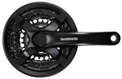 SHIMANO FC-TY501 Hajtómű 170mm 42/34/24 fog 6/7/8 sebesség fekete négyzet alakú fedéllel (EFCTY501C244CLB)