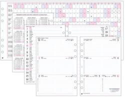 Saturnus Kalendart Saturnus 2022-es L311/F heti beosztású fehér gyűrűs betétlap csomag (22SL311-FEH)