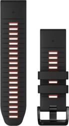 Garmin QuickFit 26mm Black/Flame Red betéttel szilikon óraszíj