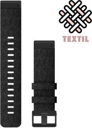 Garmin QuickFit 22 mm óraszíj - melírozott nejlon - fekete