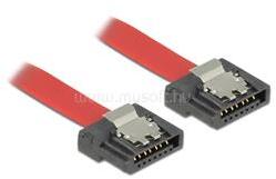 Delock kábel SATA FLEXI 6 Gb/s 30 cm vörös fém (DL83834) (DL83834)