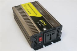 Eurocase feszültség átalakító DY-8109-12, AC/DC 12V/230V, 500W, USB (DY-8109-12)