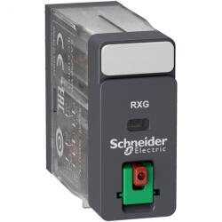 Schneider Electric Schneider RXG interfész relé, 2CO, 5A, 24VAC, tesztgomb RXG21B7 (RXG21B7)