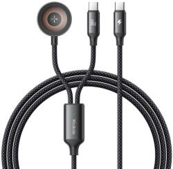 Mcdodo CA-2200 2 az 1-ben USB-C kábel + Apple Watch töltő, 60W, 1.2m (CA-2200)
