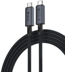 DEVIA Cablu Date si Incarcare DEVIA EC641, USB-C - USB-C, 240W, 1m (Negru)