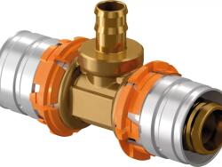 Uponor Q&E tee adapter S-Press 20-Q&E9, 9-Press20 (1063938) (1063938)
