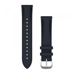 Garmin óraszíj Vivomove 3 navy kék bőr, ezüst csattal (QR 20 mm) (010-12924-20) (010-12924-20)