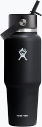 Hydro Flask Wide Flex Straw Travel termikus palack 945 ml fekete