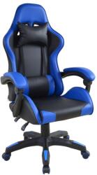FD Scaun de birou ergonomic cu perne, albastru-negru (T-7113-MODRA)