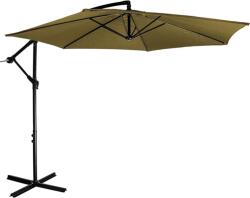 STILISTA Umbrelă de grădină, 330 cm, maro (30040042)