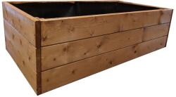 Tonap Strat înălțat din lemn pentru grădină, 163x78x42 cm, (2X101)