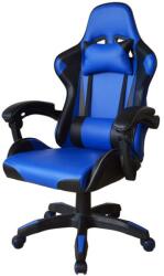 FD Scaun de jocuri ergonomic cu perne, albastru (Y-2410)