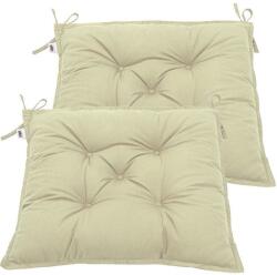 Stilista Set de 2 perne de scaun 40 x 40 x 8 cm, crem (30020264)