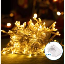 Aigostar B. V. Aigostar - LED Karácsonyi kültéri lánc 50xLED/8 funkció 3xAA 5, 3m IP44 meleg fehér B10303K1R (AI1330)