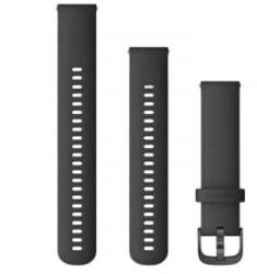 Garmin óraszíj Venu fekete (20 mm) (010-12932-11)