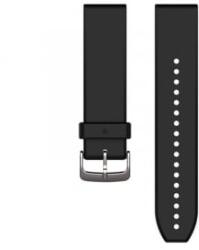 Garmin Fenix 5 óraszíj fekete, ezüst csattal (010-12500-00) (010-12500-00)