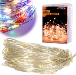 Inlea4Fun Dekoratív fénydrót 5 m 50 LED Inlea4fun - több színű (IA-KX5254_2)