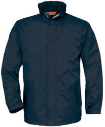 B&C Collection Férfi Kabát Kapucnis B&C Ocean Shore Midseason Parka - S, Sötétkék (navy)