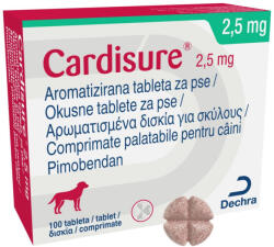 Dechra Cardisure 2.5 Mg 100 Tb Palatabile