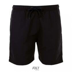 SOL'S Férfi rövid nadrág SOL'S SO01689 Sol'S Sandy - Men'S Swim Shorts -XS, Black