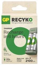 Gp Batteries GP B50224 Eco E221+ 2xAA ReCyko 2100mAh akkumulátor töltő (B50224)